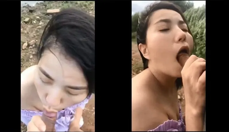 Cô bạn gái bj cho eny bên bờ sông