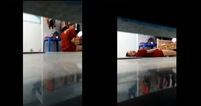 Quay lén eny móc lồn trong phòng