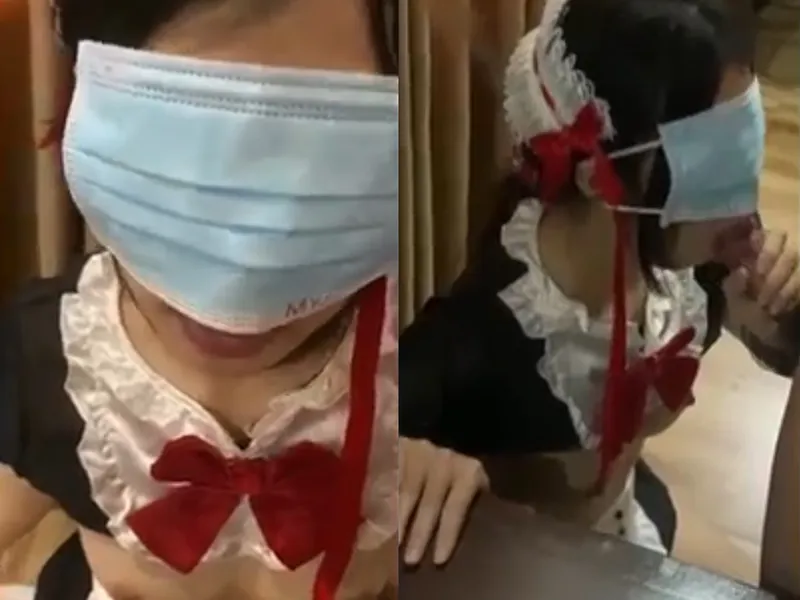 Ghệ việt dâm cosplay nô lệ tình dục liếm bú con của quý điêu luyện